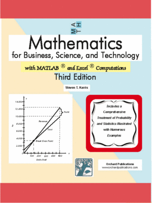 cover image of Mathematics for Business, Science, and Technology